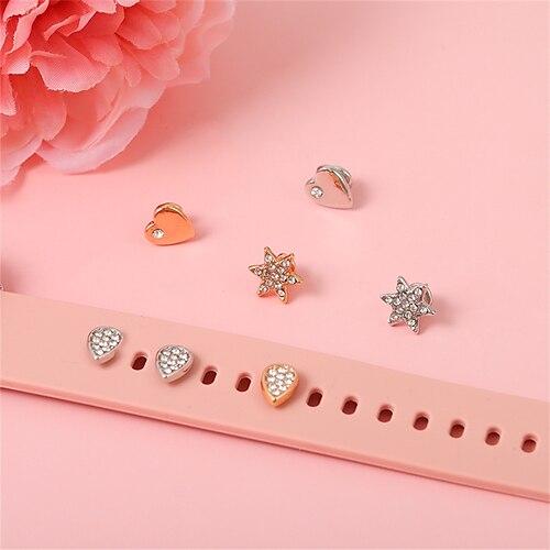 3 PCS Watch Band Charms Compatible with Apple iWatch Universal Rhinestone Handmade Luxury Bling Diamond Decorative Rings Loops for iWatch Smartwatch Strap Wristband for Series 7 / SE / 6/5/4/3/2/1
3 PCS Watch Band Charms Compatible with Apple iWatch Universal Rhinestone Handmade Luxury Bling Diamond Decorative Rings Loops for iWatch Smartwatch Strap Wristband for Series 7 / SE / 6/5/4/3/2/1