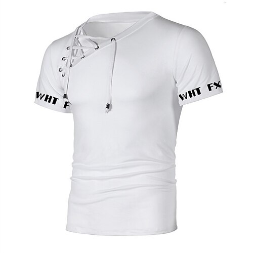 Men's T shirt Tee Hot Stamping Graphic Patterned Letter Crew Neck Street Daily Lace up Print Short Sleeve Tops Designer Casual Fashion Comfortable White / Summer / Sports / Summer
Men's T shirt Tee Hot Stamping Graphic Patterned Letter Crew Neck Street Daily Lace up Print Short Sleeve Tops Designer Casual Fashion Comfortable White / Summer / Sports / Summer