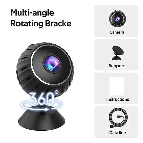 Q12 Mini IP WIFI Camera Wireless Home Baby Monitor 1080P HD Night Version Micro Voice Recorder Surveillance Security Camera
Q12 Mini IP WIFI Camera Wireless Home Baby Monitor 1080P HD Night Version Micro Voice Recorder Surveillance Security Camera