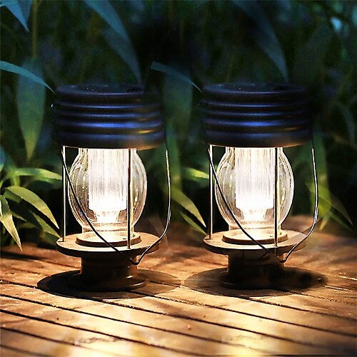 

Outdoor Pathway Lantern Hanging Light LED Solar Lights Multi-function Solar Powered Creative Warm White Cold White Yellow 1.2 V Outdoor Lighting Courtyard Garden 1 LED Beads