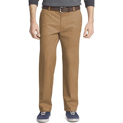 Men's Chinos Trousers Front Pocket Straight Leg Solid Color Comfort Soft Casual Daily Classic Smart Casual Khaki
Men's Chinos Trousers Front Pocket Straight Leg Solid Color Comfort Soft Casual Daily Classic Smart Casual Khaki