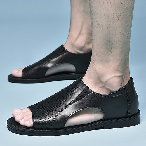 Men's Sandals Loafers & Slip-Ons Casual Classic Daily Office & Career PU Black Grey Black Spring Summer
Men's Sandals Loafers & Slip-Ons Casual Classic Daily Office & Career PU Black Grey Black Spring Summer