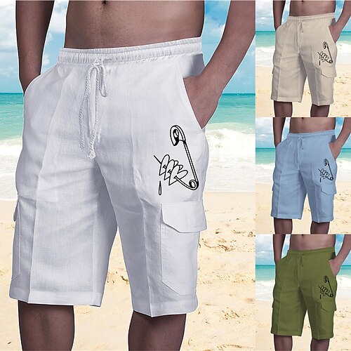 Men's Designer Streetwear Shorts Beach Shorts Drawstring Elastic Waist Multiple Pockets Short Pants Casual Daily Micro-elastic Graphic Heart Breathable Soft Mid Waist Green White Blue Khaki S M L XL
Men's Designer Streetwear Shorts Beach Shorts Drawstring Elastic Waist Multiple Pockets Short Pants Casual Daily Micro-elastic Graphic Heart Breathable Soft Mid Waist Green White Blue Khaki S M L XL