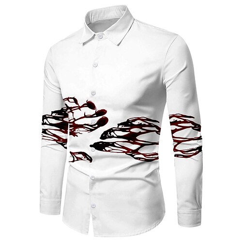Men's Shirt Skull Turndown White Long Sleeve 3D Print Outdoor Halloween Button-Down Print Tops Vintage Cool Designer Casual
Men's Shirt Skull Turndown White Long Sleeve 3D Print Outdoor Halloween Button-Down Print Tops Vintage Cool Designer Casual