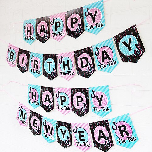 1pcs New Year Birthday Festival / Party Banner Garland for Gift Decoration Party 118 inch Fabric
1pcs New Year Birthday Festival / Party Banner Garland for Gift Decoration Party 118 inch Fabric