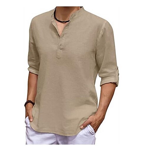Men's Shirt Solid Color Collar Brown Outdoor Street Long Sleeve Button-Down Clothing Apparel Fashion Designer Casual Big and Tall / Spring / Fall
Men's Shirt Solid Color Collar Brown Outdoor Street Long Sleeve Button-Down Clothing Apparel Fashion Designer Casual Big and Tall / Spring / Fall