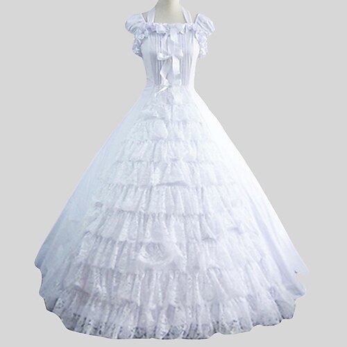 Rococo Victorian Ball Gown Vintage Dress Party Costume Masquerade Prom Dress Women's Costume Vintage Cosplay Party Halloween Carnival Dress Masquerade
Rococo Victorian Ball Gown Vintage Dress Party Costume Masquerade Prom Dress Women's Costume Vintage Cosplay Party Halloween Carnival Dress Masquerade