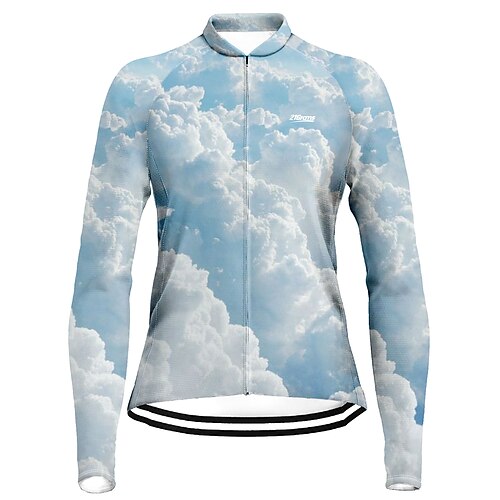 21Grams Women's Cycling Jersey Long Sleeve Bike Top with 3 Rear Pockets Mountain Bike MTB Road Bike Cycling Breathable Quick Dry Moisture Wicking Reflective Strips Blue Polyester Spandex Sports
21Grams Women's Cycling Jersey Long Sleeve Bike Top with 3 Rear Pockets Mountain Bike MTB Road Bike Cycling Breathable Quick Dry Moisture Wicking Reflective Strips Blue Polyester Spandex Sports