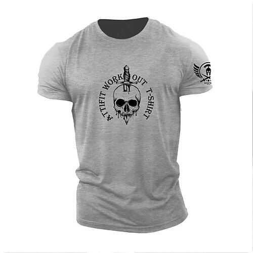 Men's Unisex T shirt Tee Hot Stamping Graphic Prints Skull Crew Neck Street Daily Print Short Sleeve Tops Designer Casual Big and Tall Sports Gray / Summer / Summer
Men's Unisex T shirt Tee Hot Stamping Graphic Prints Skull Crew Neck Street Daily Print Short Sleeve Tops Designer Casual Big and Tall Sports Gray / Summer / Summer