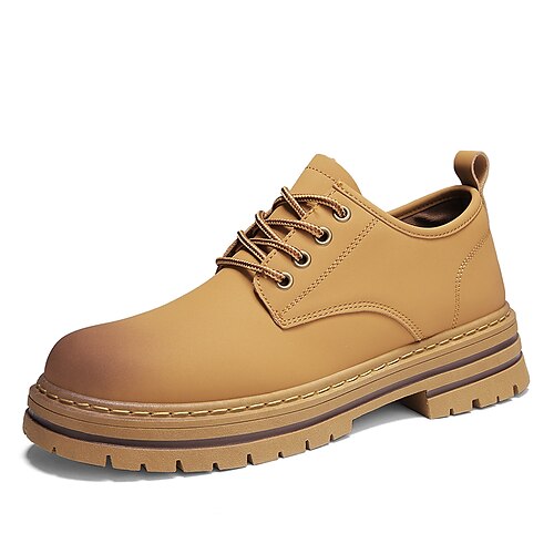 Men's Oxfords Casual Classic Daily Office & Career PU Black Yellow Gray Fall Spring
Men's Oxfords Casual Classic Daily Office & Career PU Black Yellow Gray Fall Spring