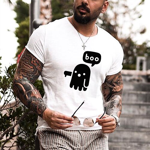 Men's Unisex T shirt Tee Cartoon Crew Neck White Print Outdoor Street Short Sleeve Print Clothing Apparel Sports Designer Casual Big and Tall / Summer / Summer
Men's Unisex T shirt Tee Cartoon Crew Neck White Print Outdoor Street Short Sleeve Print Clothing Apparel Sports Designer Casual Big and Tall / Summer / Summer