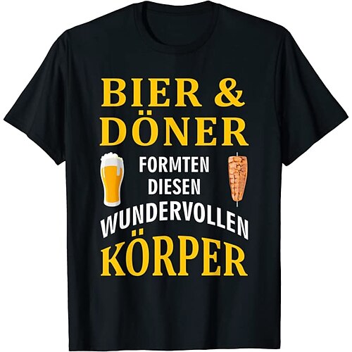 Women's T shirt Tee Graphic Patterned Text Casual Weekend Oktoberfest Costume Painting T shirt Tee Short Sleeve Print Round Neck Basic Black Blue Army Green S
Women's T shirt Tee Graphic Patterned Text Casual Weekend Oktoberfest Costume Painting T shirt Tee Short Sleeve Print Round Neck Basic Black Blue Army Green S