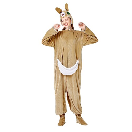 Adults' Kigurumi Pajamas Kangaroo Kangaroo Animal Onesie Pajamas Polar Fleece Cosplay For Men and Women Masquerade Animal Sleepwear Cartoon Festival / Holiday Costumes
Adults' Kigurumi Pajamas Kangaroo Kangaroo Animal Onesie Pajamas Polar Fleece Cosplay For Men and Women Masquerade Animal Sleepwear Cartoon Festival / Holiday Costumes