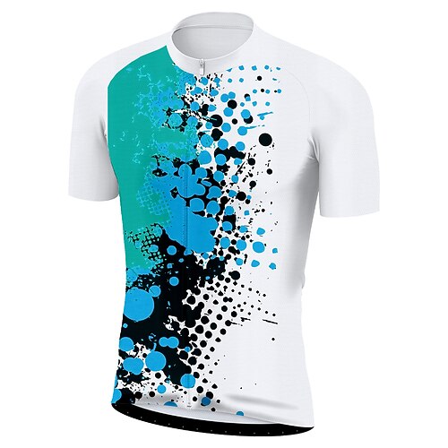 21Grams Men's Cycling Jersey Short Sleeve Bike Top with 3 Rear Pockets Mountain Bike MTB Road Bike Cycling Breathable Quick Dry Moisture Wicking Reflective Strips White Polka Dot Polyester Spandex
21Grams Men's Cycling Jersey Short Sleeve Bike Top with 3 Rear Pockets Mountain Bike MTB Road Bike Cycling Breathable Quick Dry Moisture Wicking Reflective Strips White Polka Dot Polyester Spandex