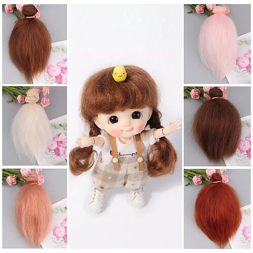mohair long hair row ob11 cotton doll wig handmade diy material hair piece multicolor 15cm
mohair long hair row ob11 cotton doll wig handmade diy material hair piece multicolor 15cm