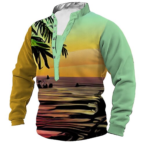 Men's Unisex Sweatshirt Pullover Graphic Prints Beach Print Casual Daily Sports 3D Print Designer Casual Hoodies Sweatshirts Yellow
Men's Unisex Sweatshirt Pullover Graphic Prints Beach Print Casual Daily Sports 3D Print Designer Casual Hoodies Sweatshirts Yellow