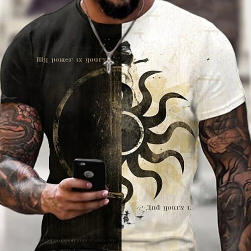 Men's Unisex T shirt Tee 3D Print Color Block Graphic Prints Crew Neck Street Daily Print Short Sleeve Tops Casual Big and Tall Sports Black / White / Summer / Summer
Men's Unisex T shirt Tee 3D Print Color Block Graphic Prints Crew Neck Street Daily Print Short Sleeve Tops Casual Big and Tall Sports Black / White / Summer / Summer