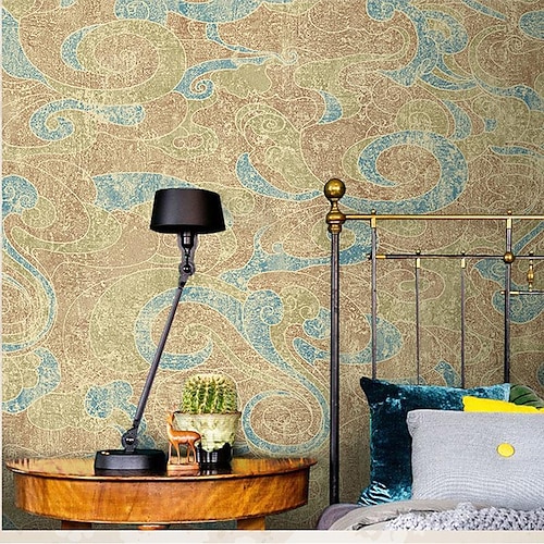 

chinese style tibetan style wallpaper ancient style ethnic style southeast asian temple buddhist hall classical auspicious clouds new chinese pattern wallpaper