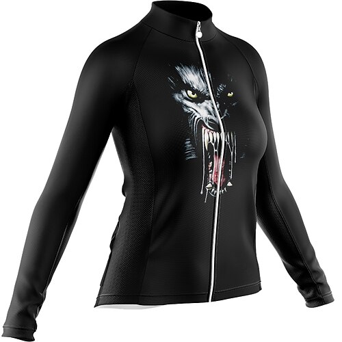 Women's Cycling Jersey Long Sleeve Bike Jersey with 3 Rear Pockets Mountain Bike MTB Road Bike Cycling Cycling Breathable Ultraviolet Resistant Quick Dry Black Polyester Sports Clothing Apparel
Women's Cycling Jersey Long Sleeve Bike Jersey with 3 Rear Pockets Mountain Bike MTB Road Bike Cycling Cycling Breathable Ultraviolet Resistant Quick Dry Black Polyester Sports Clothing Apparel