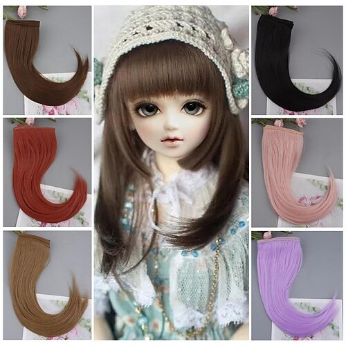 10inch SD BJD Doll Hair Wigs Heat Resistant Fiber Long Curly Natural Color Doll Wig BJD Doll Wig for BJD/SD Doll
10inch SD BJD Doll Hair Wigs Heat Resistant Fiber Long Curly Natural Color Doll Wig BJD Doll Wig for BJD/SD Doll