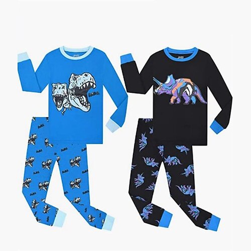 Kids Boys T-shirt Pants T-shirtSet Clothing Set 2 Pieces Long Sleeve Black Blue Dinosaur Animal Print Street Sports Vacation Fashion Comfort Cool Daily 3-12 Years
Kids Boys T-shirt Pants T-shirtSet Clothing Set 2 Pieces Long Sleeve Black Blue Dinosaur Animal Print Street Sports Vacation Fashion Comfort Cool Daily 3-12 Years