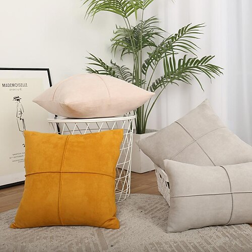 Suede Double Side Cushion Cover 1PC Soft Decorative Square Throw Pillow Cover Cushion Case Pillowcase for Bedroom Livingroom Indoor Cushion for Sofa Couch Bed Chair
Suede Double Side Cushion Cover 1PC Soft Decorative Square Throw Pillow Cover Cushion Case Pillowcase for Bedroom Livingroom Indoor Cushion for Sofa Couch Bed Chair