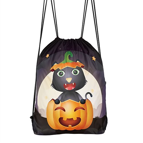 New Helloween Halloween Oxford Cloth Drawstring Bag Trick or Treating Drawstring Bag
New Helloween Halloween Oxford Cloth Drawstring Bag Trick or Treating Drawstring Bag