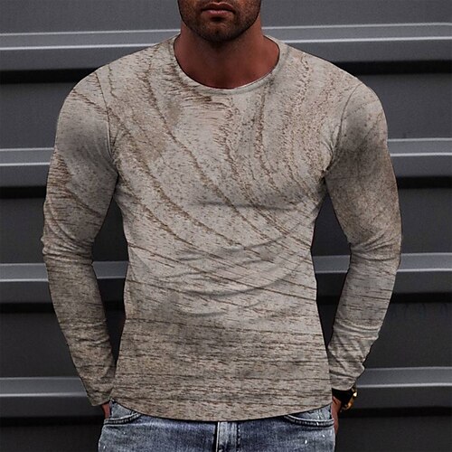 Men's T shirt Tee Tee Graphic Round Neck Gray Long Sleeve 3D Print Casual Daily Print Tops Fashion Designer Comfortable Big and Tall
Men's T shirt Tee Tee Graphic Round Neck Gray Long Sleeve 3D Print Casual Daily Print Tops Fashion Designer Comfortable Big and Tall