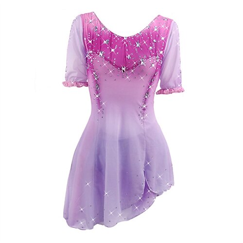 Figure Skating Dress Women's Girls' Ice Skating Dress Fuchsia Asymmetric Hem High Elasticity Training Competition Skating Wear Crystal / Rhinestone Short Sleeve Ice Skating Figure Skating / Winter
Figure Skating Dress Women's Girls' Ice Skating Dress Fuchsia Asymmetric Hem High Elasticity Training Competition Skating Wear Crystal / Rhinestone Short Sleeve Ice Skating Figure Skating / Winter