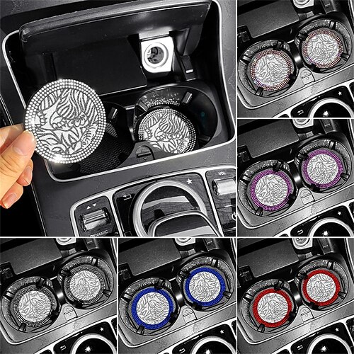 2pcs Car Console Cup Coaster Bling Keep Car Clean Durable PVC For SUV Truck Van
2pcs Car Console Cup Coaster Bling Keep Car Clean Durable PVC For SUV Truck Van