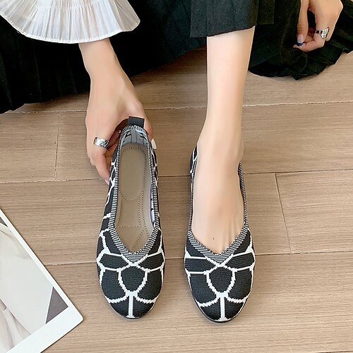 Per donna Ballerine Scarpe comfort Taglie forti Giornaliero Piatto Punta tonda Informale minimalismo A maglia Mocassino Color Block Bianco / nero Nero / Rosso
Per donna Ballerine Scarpe comfort Taglie forti Giornaliero Piatto Punta tonda Informale minimalismo A maglia Mocassino Color Block Bianco / nero Nero / Rosso