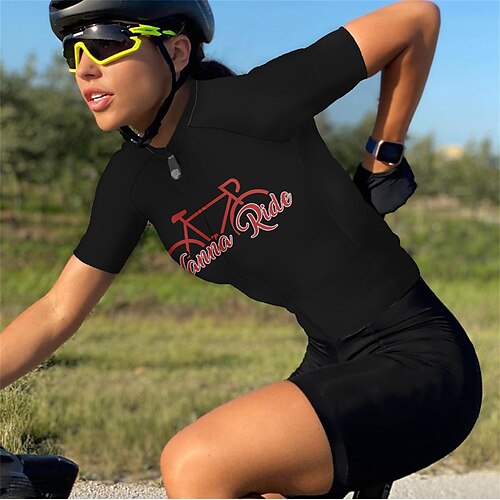 21Grams Women's Cycling Jersey Short Sleeve Bike Top with 3 Rear Pockets Mountain Bike MTB Road Bike Cycling Breathable Quick Dry Moisture Wicking Reflective Strips Black Graphic Polyester Spandex
21Grams Women's Cycling Jersey Short Sleeve Bike Top with 3 Rear Pockets Mountain Bike MTB Road Bike Cycling Breathable Quick Dry Moisture Wicking Reflective Strips Black Graphic Polyester Spandex