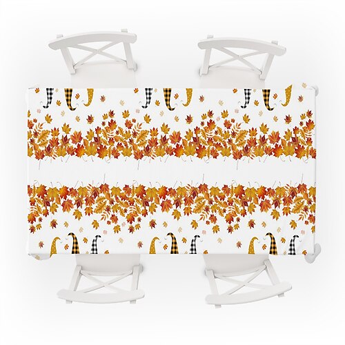 Rectangle Tablecloth Waterproof Table Covers Autumn Decoration Table Cloth Washable Dust-proof Polyester Table Cloths for Dining Tables & Parties
Rectangle Tablecloth Waterproof Table Covers Autumn Decoration Table Cloth Washable Dust-proof Polyester Table Cloths for Dining Tables & Parties