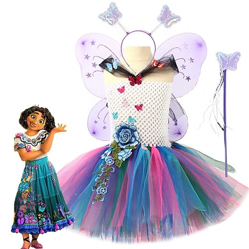 Kids Little Girls' Dress Cartoon Flower Performance Green Pink Sleeveless Princess Beautiful Dresses Fall Spring 3-10 Years
Kids Little Girls' Dress Cartoon Flower Performance Green Pink Sleeveless Princess Beautiful Dresses Fall Spring 3-10 Years