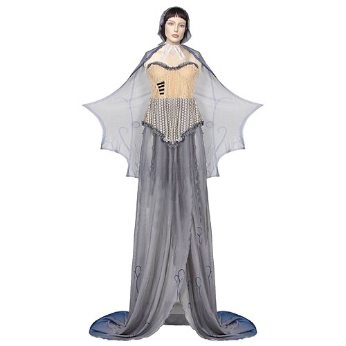 Corpse Bride Emily Outfits Women's Movie Cosplay Cosplay Gray Dress Cloak Masquerade Polyester
Corpse Bride Emily Outfits Women's Movie Cosplay Cosplay Gray Dress Cloak Masquerade Polyester