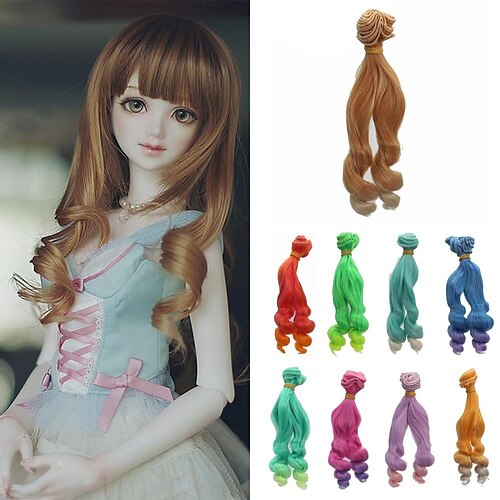 SD BJD Doll Hair Wigs Heat Resistant Fiber Long Straight Natural Color Doll Wig BJD Doll Wig for BJD/SD Doll
SD BJD Doll Hair Wigs Heat Resistant Fiber Long Straight Natural Color Doll Wig BJD Doll Wig for BJD/SD Doll