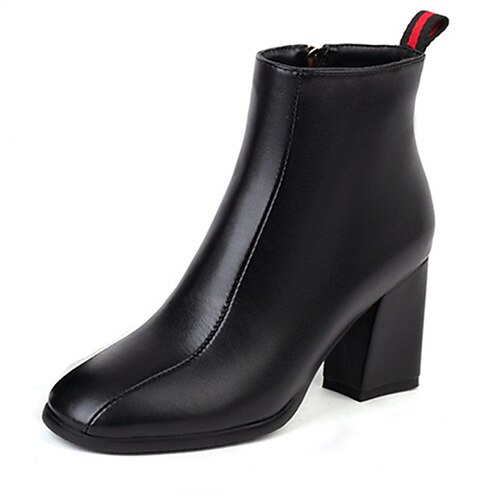 Damen Stiefel Täglich Stiefeletten Stiefeletten Blockabsatz Quadratischer Zeh Klassisch PU Leder Reißverschluss Einfarbig Schwarz Weiß
Damen Stiefel Täglich Stiefeletten Stiefeletten Blockabsatz Quadratischer Zeh Klassisch PU Leder Reißverschluss Einfarbig Schwarz Weiß