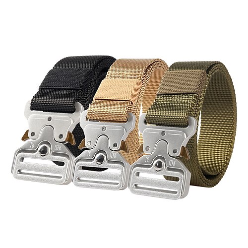 Men's Belt Nylon Army Green Khaki Black Designer Belts Outdoor Sports Outdoor Hiking Pure Color / Spring / Summer / Fall / Winter
Men's Belt Nylon Army Green Khaki Black Designer Belts Outdoor Sports Outdoor Hiking Pure Color / Spring / Summer / Fall / Winter