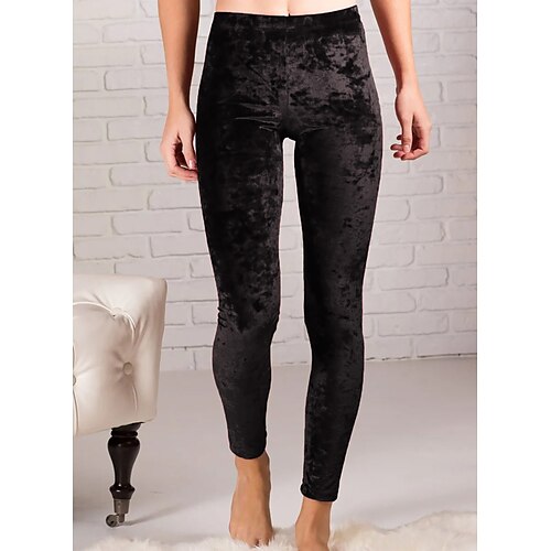 Women's Tights Leggings Plain Tummy Control Butt Lift Ankle-Length Casual Weekend Velvet Fashion Skinny Black Gray Mid Waist Stretchy
Women's Tights Leggings Plain Tummy Control Butt Lift Ankle-Length Casual Weekend Velvet Fashion Skinny Black Gray Mid Waist Stretchy