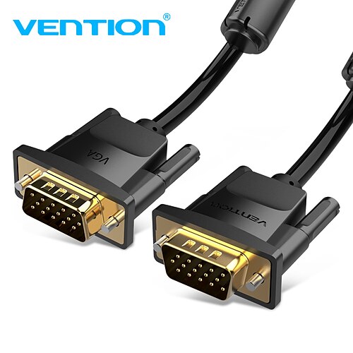 

Vention VGA Adapter Cable, VGA to VGA Adapter Cable Male - Male 1080P 1.5m(5Ft) / 1.0m(3Ft)
