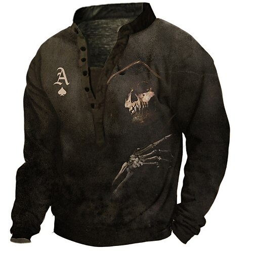 Men's Unisex Sweatshirt Pullover Skull Graphic Prints Print Casual Daily Sports 3D Print Streetwear Designer Hoodies Sweatshirts Long Sleeve Black
Men's Unisex Sweatshirt Pullover Skull Graphic Prints Print Casual Daily Sports 3D Print Streetwear Designer Hoodies Sweatshirts Long Sleeve Black