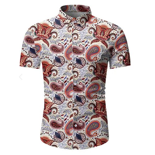 Men's Shirt 3D Print Floral Turndown Street Casual Button-Down Print Short Sleeves Tops Designer Casual Vintage Retro Beige / Summer
Men's Shirt 3D Print Floral Turndown Street Casual Button-Down Print Short Sleeves Tops Designer Casual Vintage Retro Beige / Summer