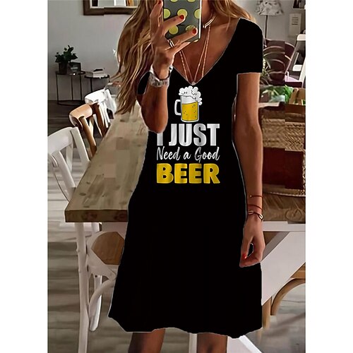 Women's Casual Dress Shift Dress Short Mini Dress Black Yellow Short Sleeve Floral Print Spring Summer V Neck Elegant Casual Vacation 2022 S M L XL XXL 3XL 
Women's Casual Dress Shift Dress Short Mini Dress Black Yellow Short Sleeve Floral Print Spring Summer V Neck Elegant Casual Vacation 2022 S M L XL XXL 3XL