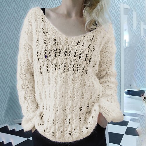 2021 autumn and winter new amazon amazon hollow v-neck pullover sweater european and american long-sleeved sweater women's spot
2021 autumn and winter new amazon amazon hollow v-neck pullover sweater european and american long-sleeved sweater women's spot