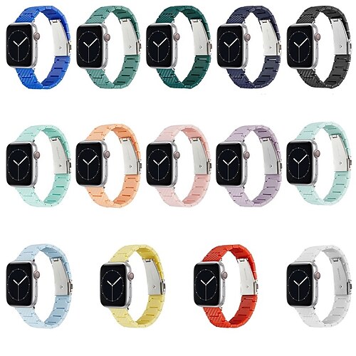 1PC Smart Watch Band Compatible with Apple iWatch Series 8 7 6 5 4 3 2 1 SE Sport Band for iWatch Smartwatch Strap Wristband Carbon Fiber Adjustable Elastic Classic Clasp
1PC Smart Watch Band Compatible with Apple iWatch Series 8 7 6 5 4 3 2 1 SE Sport Band for iWatch Smartwatch Strap Wristband Carbon Fiber Adjustable Elastic Classic Clasp
