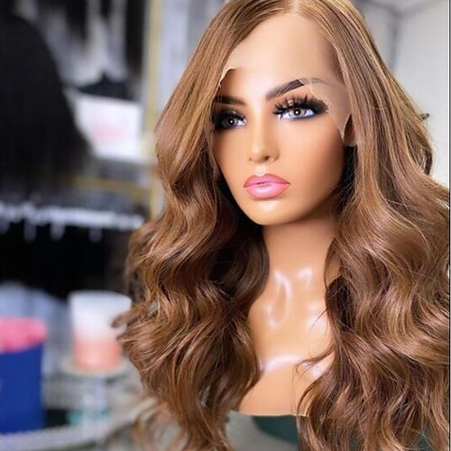 Unprocessed Virgin Hair 13x4 Lace Front Wig Free Part Brazilian Hair Body Wave Loose Wave Brown Wig 130% 150% Density with Baby Hair Natural Hairline 100% Virgin Glueless Pre-Plucked For Women wigs
Unprocessed Virgin Hair 13x4 Lace Front Wig Free Part Brazilian Hair Body Wave Loose Wave Brown Wig 130% 150% Density with Baby Hair Natural Hairline 100% Virgin Glueless Pre-Plucked For Women wigs