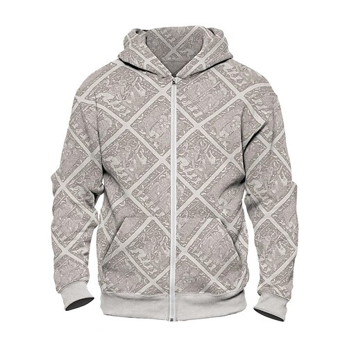 Men's Unisex Full Zip Hoodie Jacket Hooded Graphic Prints Zipper Print Sports Outdoor Daily Sports 3D Print Basic Streetwear Hoodies Sweatshirts Long Sleeve Gray
Men's Unisex Full Zip Hoodie Jacket Hooded Graphic Prints Zipper Print Sports Outdoor Daily Sports 3D Print Basic Streetwear Hoodies Sweatshirts Long Sleeve Gray