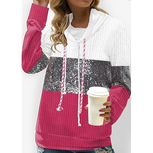 Women's Sweatshirt Pullover Polka Dot Butterfly Sparkly Print Daily Sports 3D Print Active Streetwear Hoodies Sweatshirts Black Blue Purple / Color Block
Women's Sweatshirt Pullover Polka Dot Butterfly Sparkly Print Daily Sports 3D Print Active Streetwear Hoodies Sweatshirts Black Blue Purple / Color Block