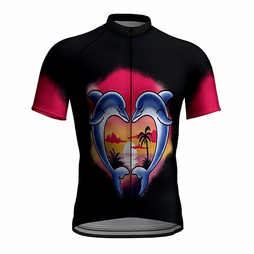 21Grams Men's Cycling Jersey Short Sleeve Bike Top with 3 Rear Pockets Mountain Bike MTB Road Bike Cycling Breathable Quick Dry Moisture Wicking Reflective Strips Black Polyester Spandex Sports
21Grams Men's Cycling Jersey Short Sleeve Bike Top with 3 Rear Pockets Mountain Bike MTB Road Bike Cycling Breathable Quick Dry Moisture Wicking Reflective Strips Black Polyester Spandex Sports