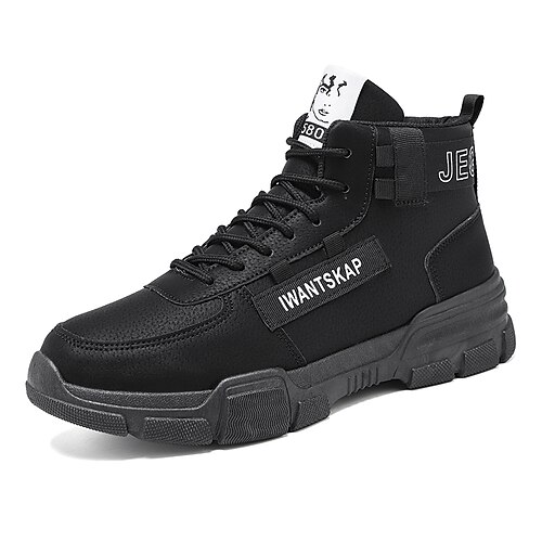 Men's Boots Work Boots Sporty Outdoor Hiking Shoes PU Black Gray Khaki Winter
Men's Boots Work Boots Sporty Outdoor Hiking Shoes PU Black Gray Khaki Winter